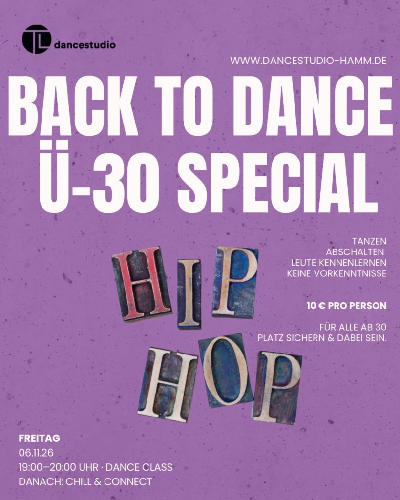 Flyer: Back to Dance – Ü-30 Special