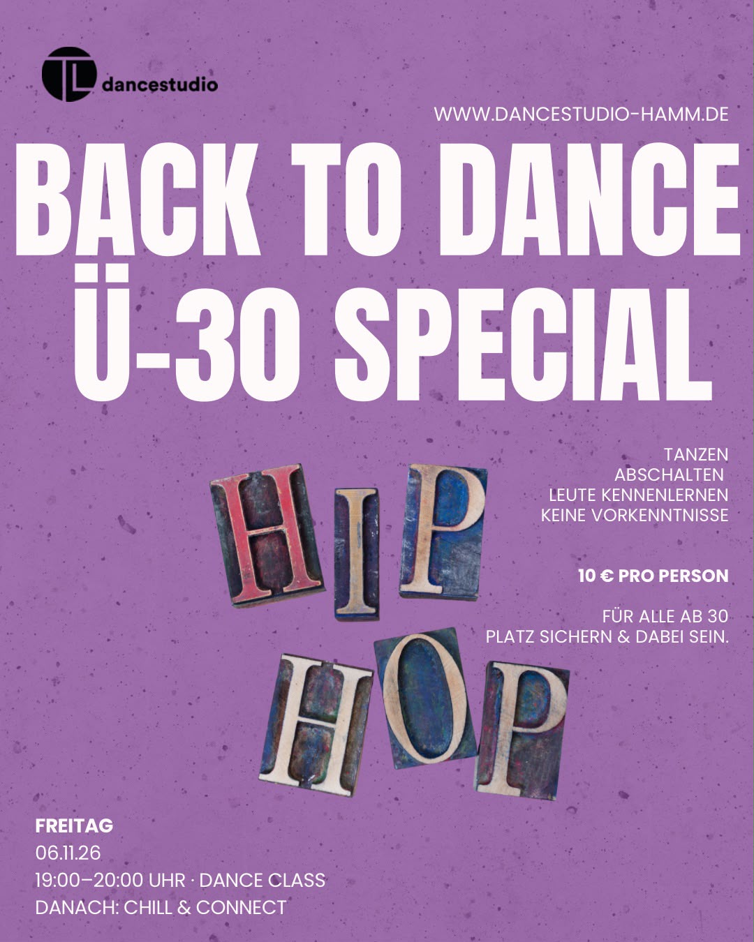 Flyer: Back to Dance – Ü-30 Special
